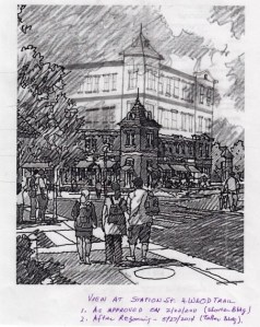 Exhibit - Station and W&OD Trail View